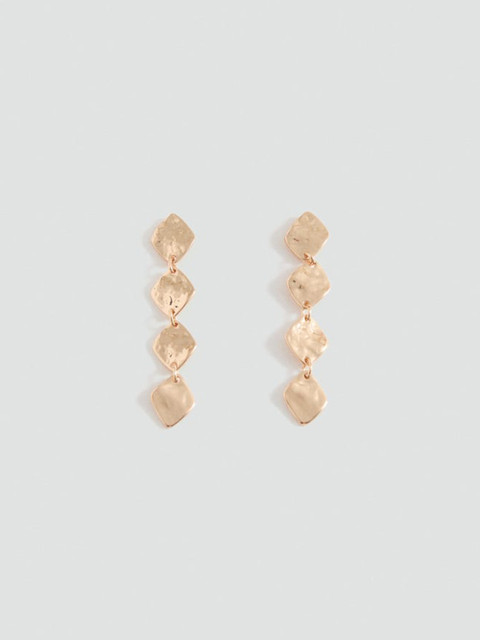 MANGO Contemporary Drop Earrings