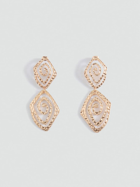 MANGO Contemporary Drop Earrings