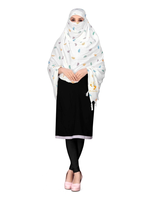 Vicharan Leaf Printed Cotton Dupatta - Image 4
