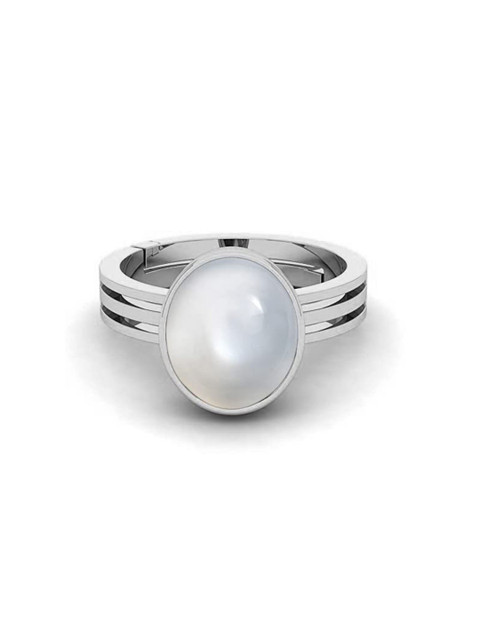 Home niche-market02 47 RRVGEM Silver Plated 9.50 Ratti Pearl Stone Ring with Lab Card