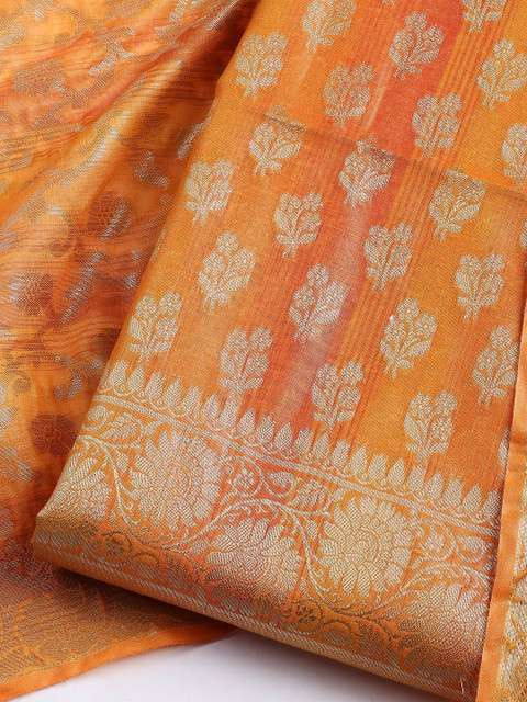 Meena Bazaar Woven Design Unstitched Dress Material - Image 2