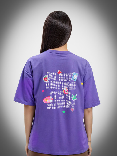 glitchez Printed Oversized T-shirt