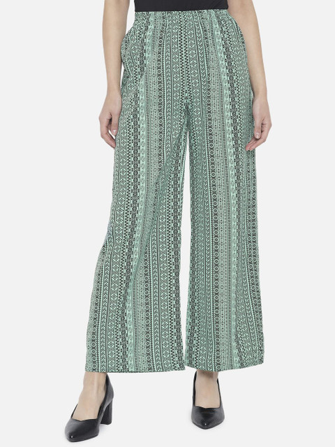 OTIRA Women Printed Crepe Palazzos