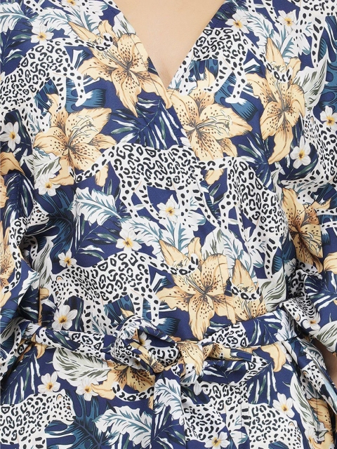 SZN Women Printed Tasselled Shrug - Image 2