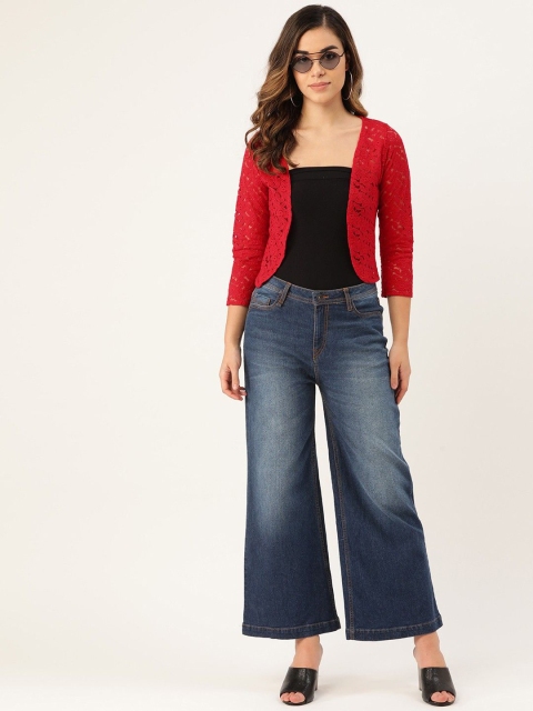 A AND K V-Neck Cotton Shrug - Image 5