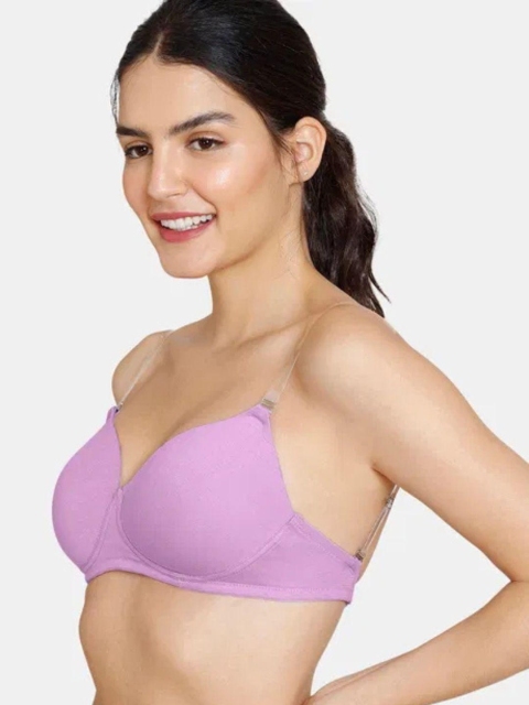 BEWILD Solid Lightly Padded Cotton Bra - Image 2