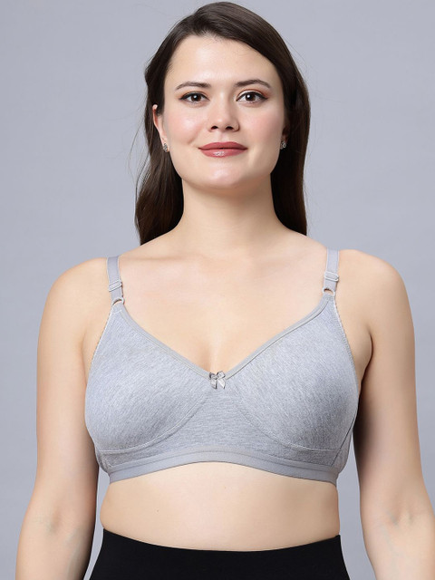 Eden Solid Non Padded Full Coverage Cotton Bra