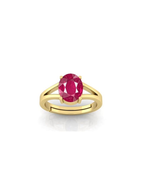 Todani Jems 11.25 Ratti Ruby Gemstone Adjustable Ring