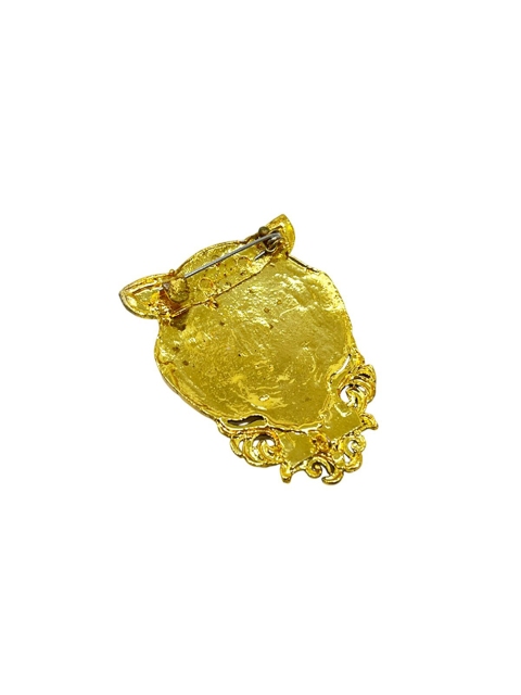AAMIYA CREATIONS Men Gold-Toned Plated Brass Brooch - Image 2