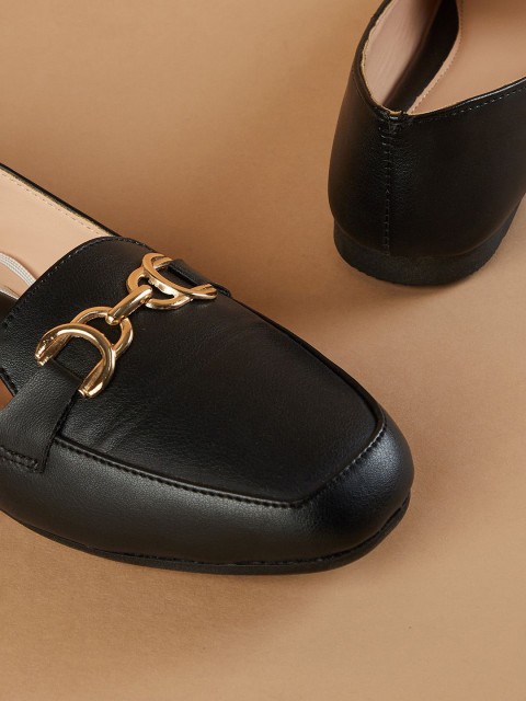 CODE by Lifestyle Women Solid Embellished Regular Loafers - Image 5
