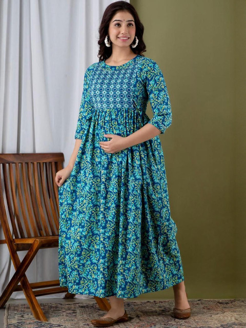 FASHION CLOUD Women Printed A-Line Kurti