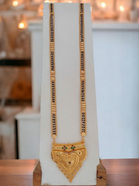 Ramdev Art Fashion Jwellery Brass Gold Plated Mangalsutra