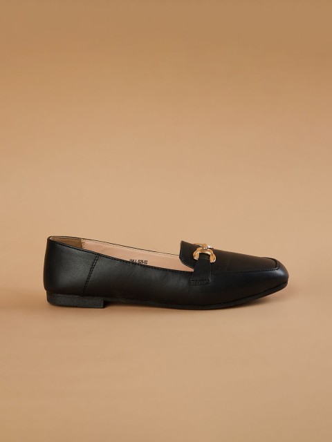 CODE by Lifestyle Women Solid Embellished Regular Loafers - Image 2