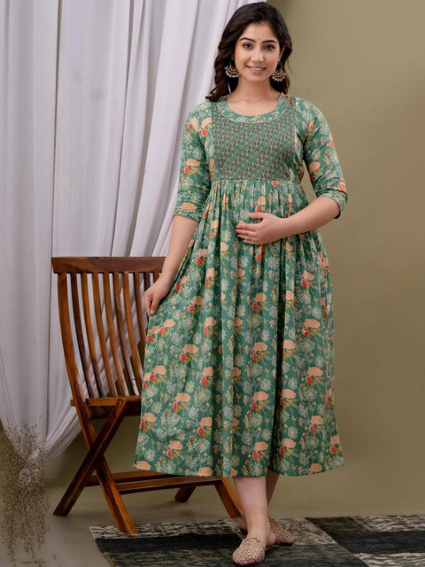 FASHION CLOUD Women Printed A-Line Kurti