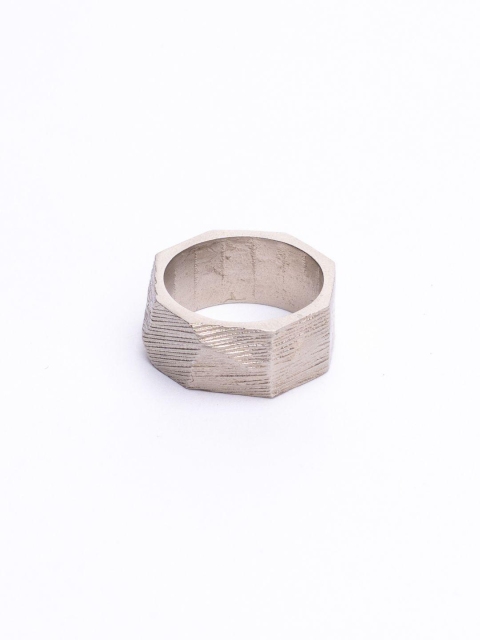 ZACH Satin Silver Comet Ring - Image 2