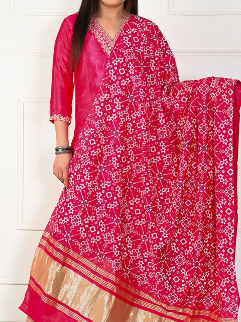 Apratim Geometric Printed Dupatta - Image 2