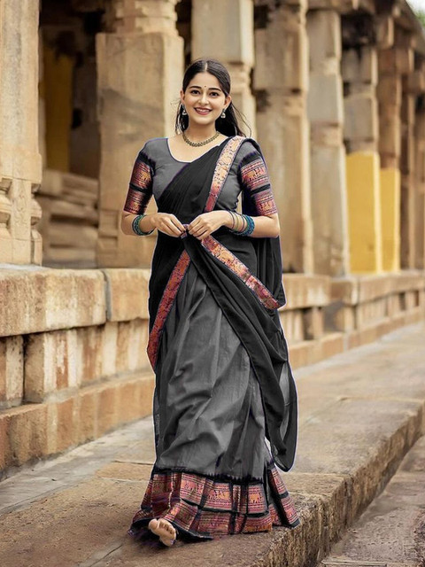 R K INFINITIVE Semi-Stitched Lehenga & Unstitched Blouse With Dupatta