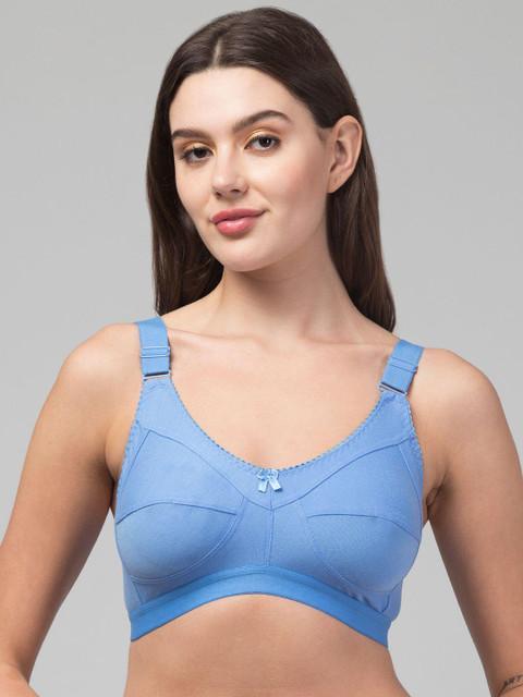 FUNAHME Pack Of 3 Non Wired Non Padded Minimizer Bras