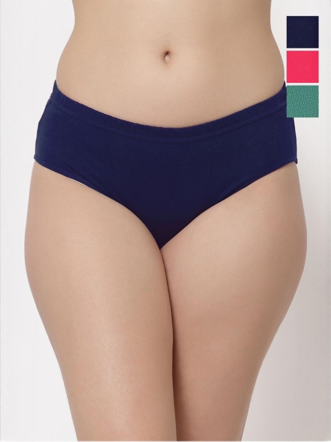 Floret Set Of 3 Basic Mid-Rise Briefs