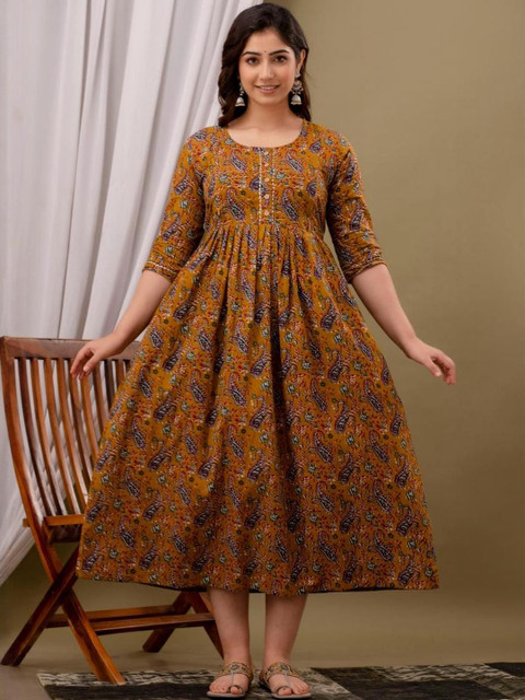 FASHION CLOUD Women Printed A-Line Kurti