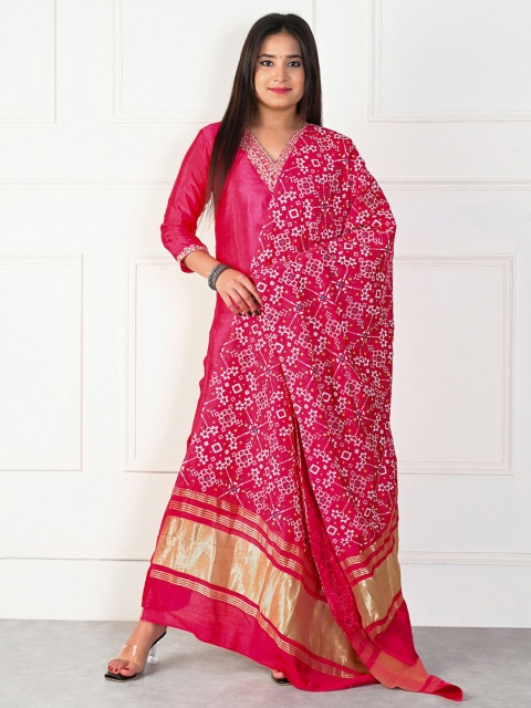 Apratim Geometric Printed Dupatta - Image 4