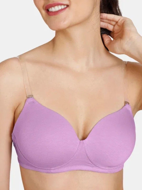 BEWILD Solid Lightly Padded Cotton Bra - Image 4