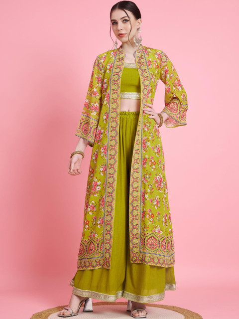 KALINI Women Printed Straight Kurta Set