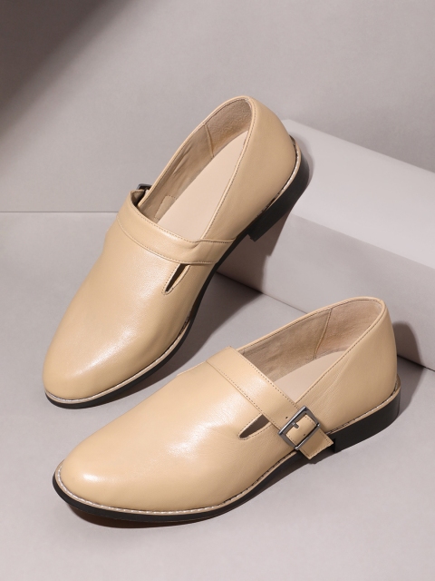 Kenneth Cole Leather Women Monks with Buckle Detail