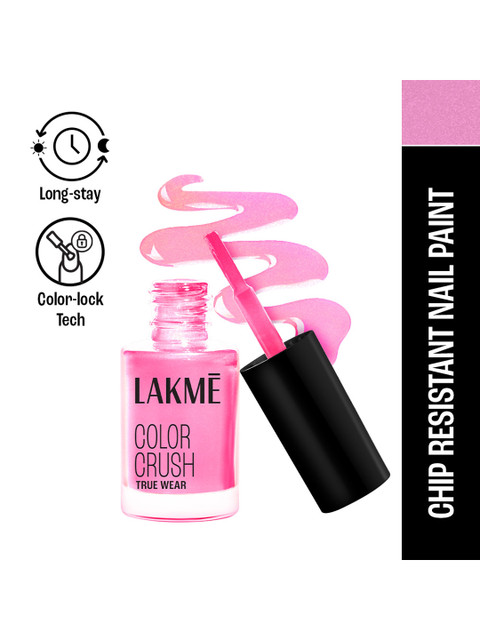 Lakme True Wear Color Crush Chip Resistant & Long Lasting Vibrant Nail Polish 6ml - 36
