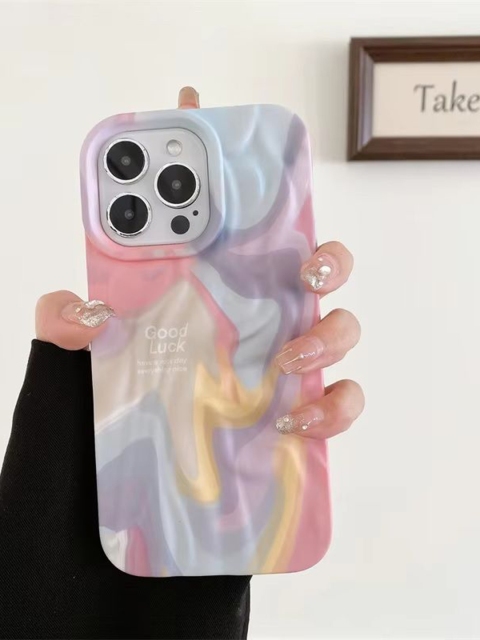 CASE CREATION iPhone 15 Plus 3D Luxury Rainbow Good Luck Back Case - Image 4