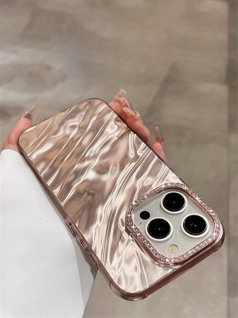 CASE CREATION iPhone 12 Hot Diamond Ring Lens Film Camera Protection Back Case - Image 5