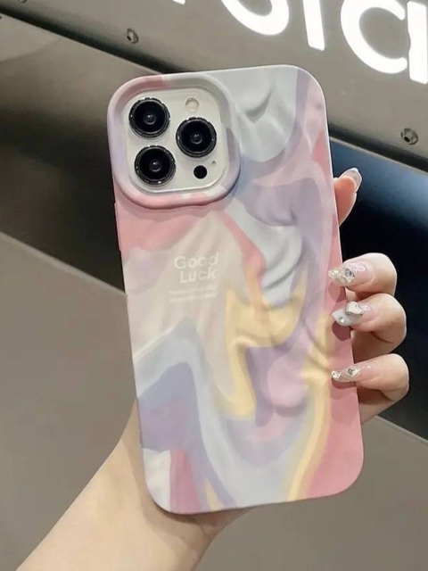 CASE CREATION iPhone 15 Plus 3D Luxury Rainbow Good Luck Back Case - Image 3