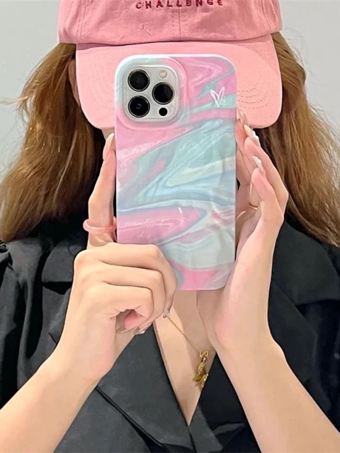 CASE CREATION iPhone 15 3D Luxury Rainbow Wonderful Day Wavy Back Case - Image 7