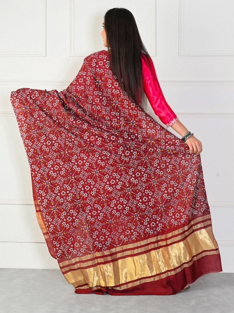 Apratim Printed Dupatta with Zari - Image 2