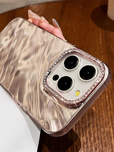 CASE CREATION iPhone 12 Hot Diamond Ring Lens Film Camera Protection Back Case - Image 7