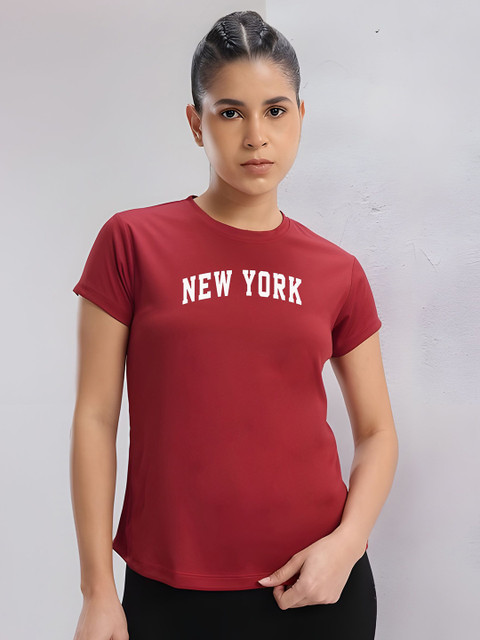 TRENDSATTIRE Typography Printed Round Neck Regular Fit T-shirt