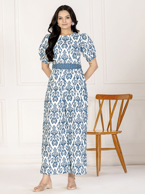 WEAVLLITE Wpomen Printed Basic Jumpsuit