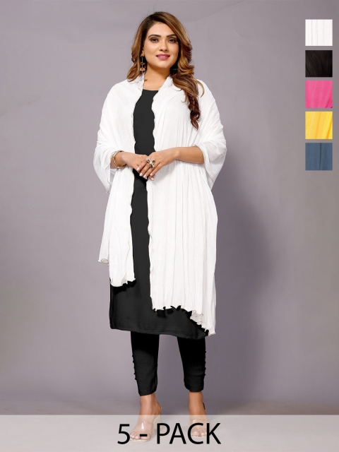 Moda Rapido Selection Of 5 Beads & Stones Dupattas