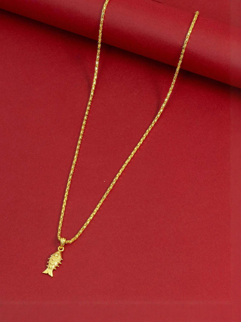 Ramdev Art Fashion Jwellery Gold-Plated Brass Necklace