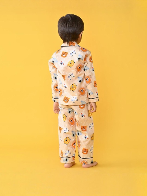Jam & Sugar Boys Printed Pure Cotton Night suits - Image 4