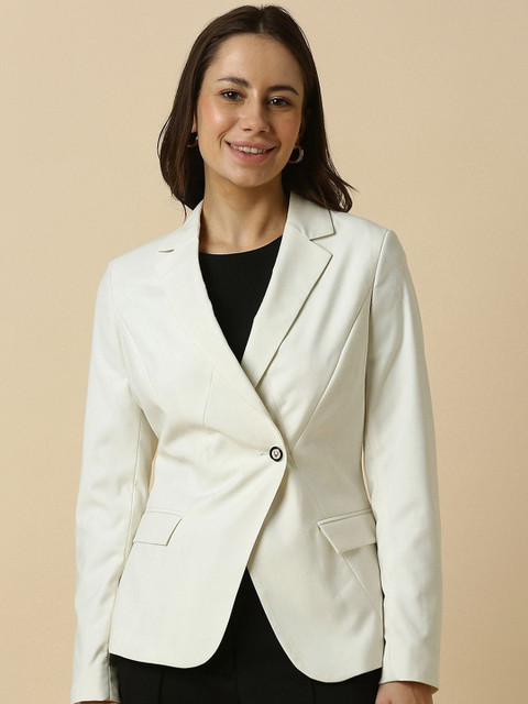 Allen Solly Women Single Breasted Blazer