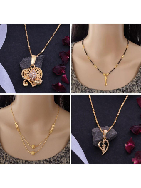 Ramdev Art Fashion Jwellery Gold-Plated Brass Necklace - Image 4