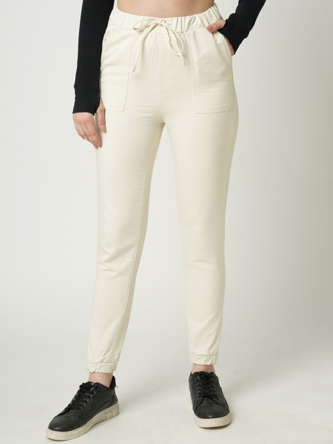Kraus Jeans Women High-Rise Joggers Trousers