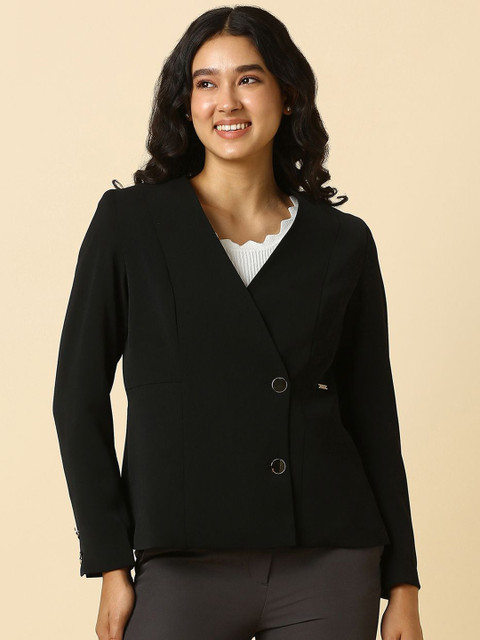 Allen Solly Women Single Breasted Blazer