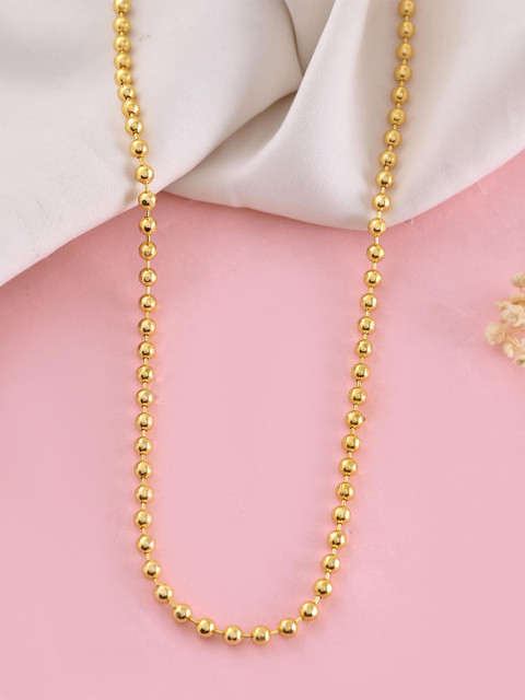 VOJ Stainless Steel Gold-Plated Chain