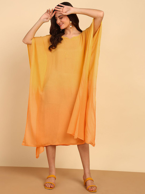 Maaesa Tie & Dyed Kaftan Kurta