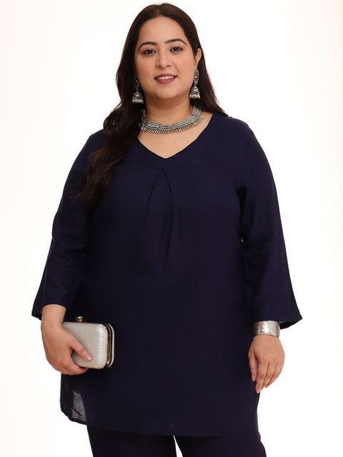 Sztori Women V-Neck Top With Trousers Co-Ords Set - Image 7