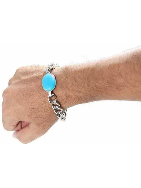 J.S ENTERPRISES Stainless Steel Link Bracelet