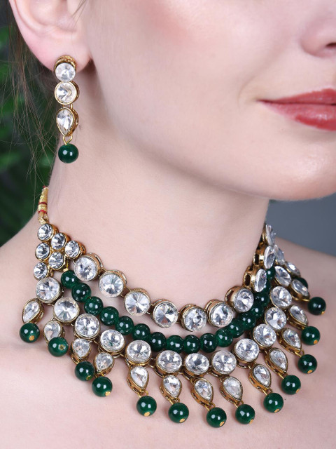 JN HANDICRAFT Copper-Plated Alloy Necklace