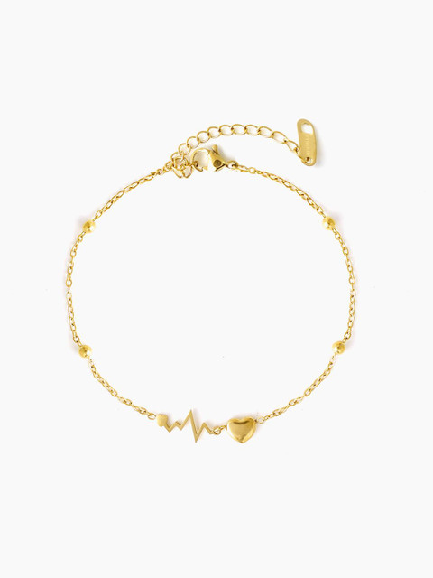 SWASHAA 18K Gold-Plated Stainless Steel Anklet